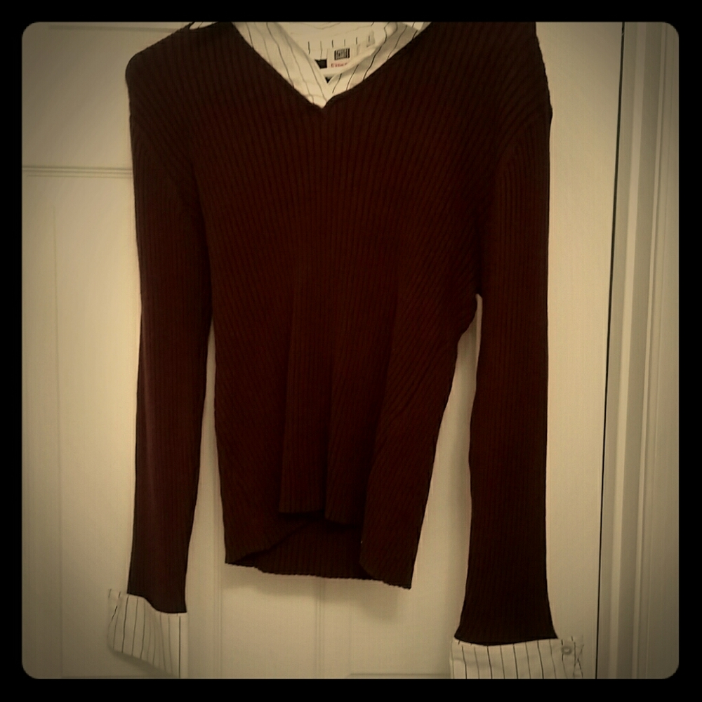Brown sweater top